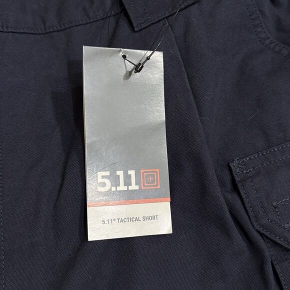 5.11 Tactical 9" Mens Shorts Active Waistband Cotton S# 73285 Waist 40 Fire Navy - Picture 6 of 12